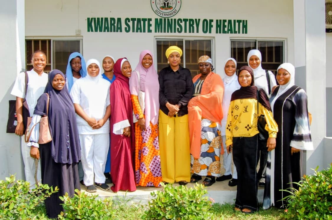 MMRS programme team with officials at the Kwara State Ministry of Health
